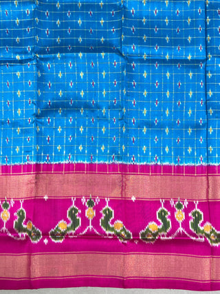 HANDLOOM POCHAMPALLY(IKAT) PURE SILK LEHENGA