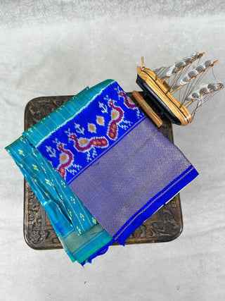 HANDLOOM POCHAMPALLY(IKAT) PURE SILK LEHENGA