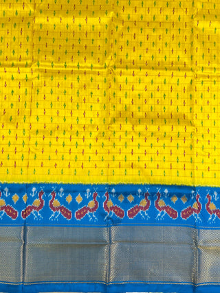 HANDLOOM POCHAMPALLY(IKAT) PURE SILK LEHENGA