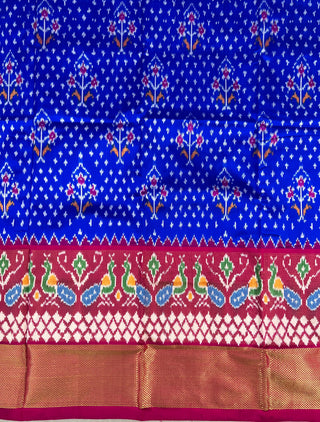 HANDLOOM POCHAMPALLY(IKAT) PURE SILK LEHENGA