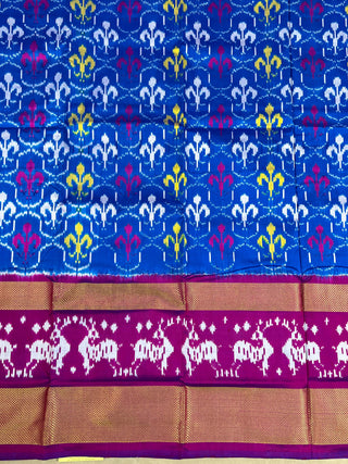 HANDLOOM POCHAMPALLY(IKAT) PURE SILK LEHENGA