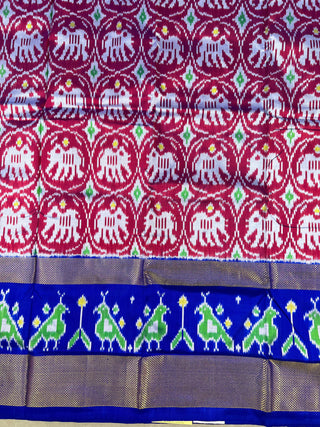 HANDLOOM POCHAMPALLY(IKAT) PURE SILK LEHENGA