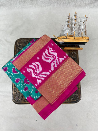 HANDLOOM POCHAMPALLY(IKAT) PURE SILK LEHENGA