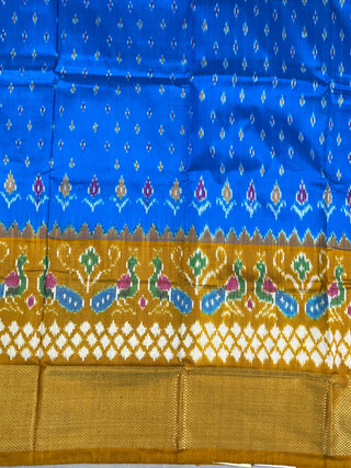 HANDLOOM POCHAMPALLY(IKAT) PURE SILK LEHENGA
