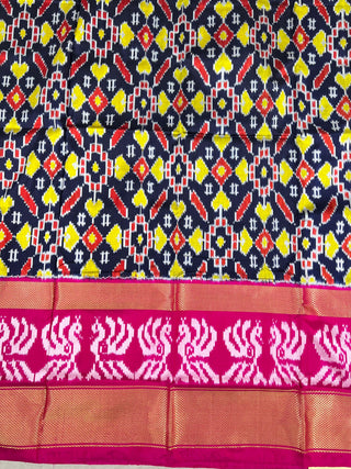 HANDLOOM POCHAMPALLY(IKAT) PURE SILK LEHENGA