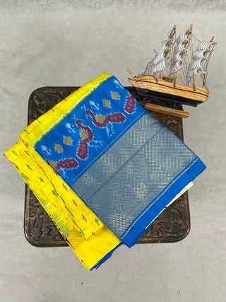 HANDLOOM POCHAMPALLY(IKAT) PURE SILK LEHENGA