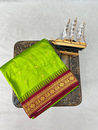 NARAYANPET 9-YARD PURE SILK SAREE