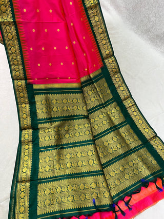 NARAYANPET 9-YARD PURE SILK SAREE
