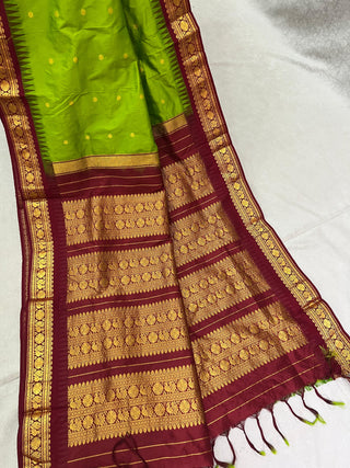 NARAYANPET 9-YARD PURE SILK SAREE
