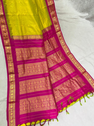 NARAYANPET 9-YARD PURE SILK SAREE