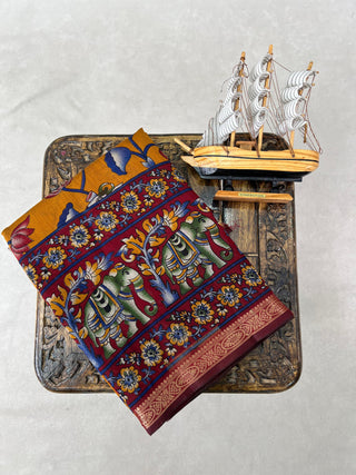 KALAMKARI FANCY SAREES