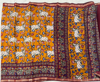 KALAMKARI FANCY SAREES