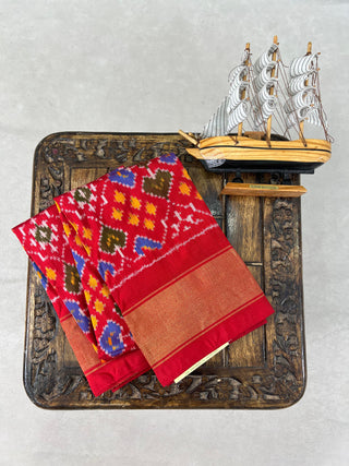 HANDLOOM POCHAMPALLY(IKAT) PURE SILK DUPATTAS