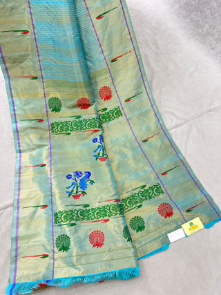 GADWAL TISSUE PURE SILK PAITHANI SAREE