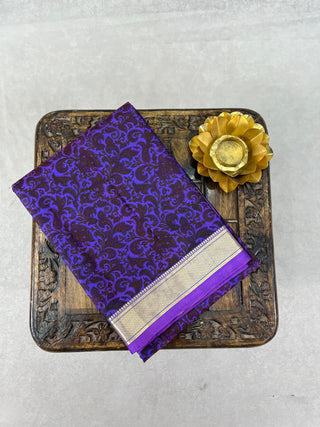 KANCHIPURAM PRINTED PURE SILK SAREE