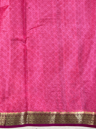 KANCHIPURAM PRINTED PURE SILK SAREE