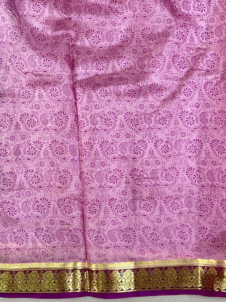 KANCHIPURAM PRINTED PURE SILK SAREE