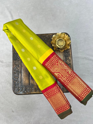 GADWAL PURE SILK HANDLOOM BUTTA SAREE