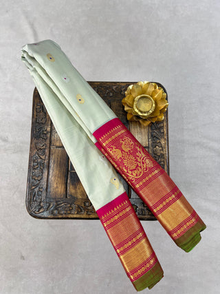 GADWAL PURE SILK HANDLOOM BUTTA SAREE
