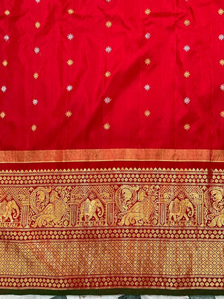 GADWAL PURE SILK HANDLOOM BUTTA SAREE
