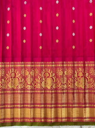 GADWAL PURE SILK HANDLOOM BUTTA SAREE