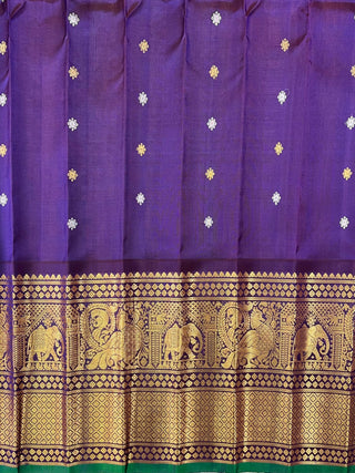 GADWAL PURE SILK HANDLOOM BUTTA SARE
