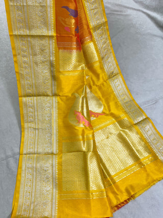 VEKATGIRI JAMDANI PURE SILK HANDLOOM SAREE