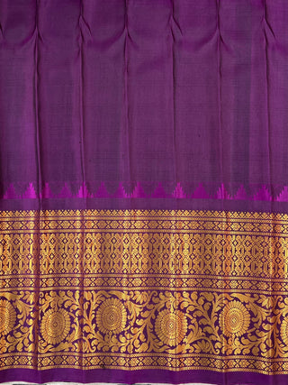 GADWAL PURE SILK HANDLOOM CHECKS BUTTA SAREE