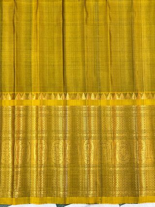GADWAL PURE SILK HANDLOOM CHECKS BUTTA SAREE