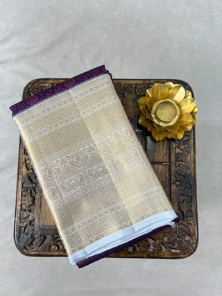 KANCHIPURAM BROCADE PURE SILK SAREE