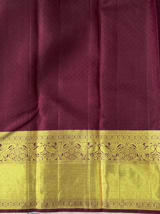 KANCHIPURAM BROCADE PURE SILK SAREE