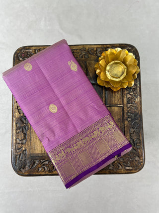 KANCHIPURAM PURE SILK SMALL BORDER SAREE