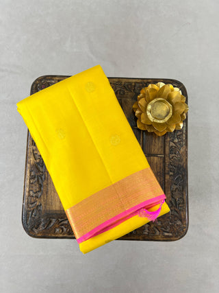 KANCHIPURAM PURE SILK SMALL BORDER SAREE