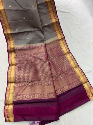 KANCHIPURAM PURE SILK SMALL BORDER SAREE