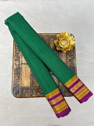 GADWAL PURE COTTON CHECKS HANDLOOM SAREE