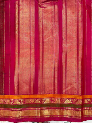 GADWAL PURE COTTON CHECKS HANDLOOM SAREE