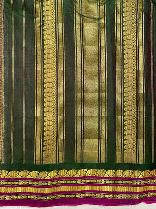 GADWAL PURE COTTON CHECKS HANDLOOM SAREE