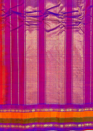 GADWAL PURE COTTON CHECKS HANDLOOM SAREE
