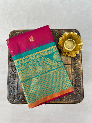 SEMI GADWAL SAREE