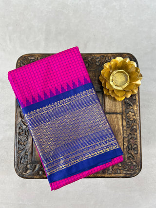 SEMI GADWAL SAREE