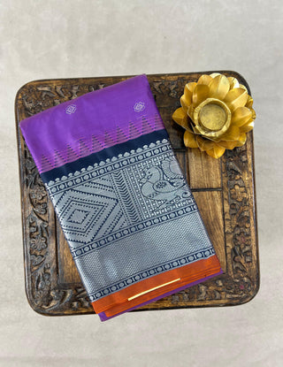 SEMI GADWAL SAREE
