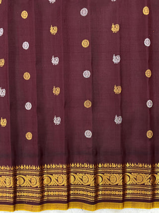 GADWAL PURE SILK HANDLOOM CHECKS SAREE