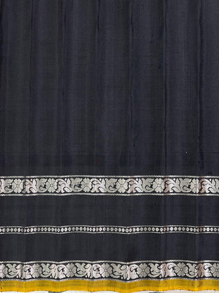 GADWAL PURE SILK GANGA JAMUNA GAP BORDER SAREE