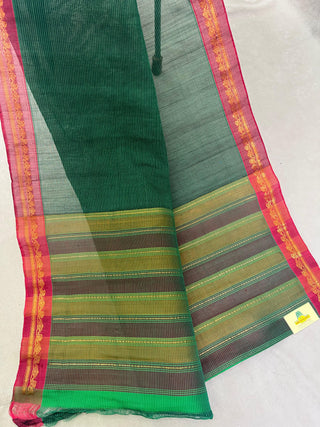 GADWAL PURE COTTON SMALL BORDER HANDLOOM SAREE