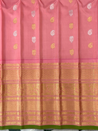 GADWAL PURE SILK MEENA BUTTA HANDLOOM SAREE