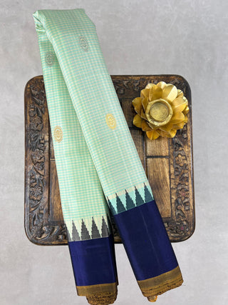 GADWAL PURE SILK PLAIN BORDER HANDLOOM SAREE