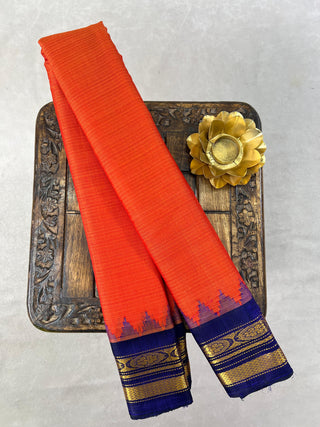 GADWAL COTTON KUTTU HANDLOOM SAREE