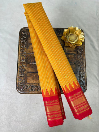 GADWAL HANDLOOM COTTON SILK (SICO) SAREE