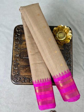GADWAL HANDLOOM COTTON SILK (SICO) SAREE