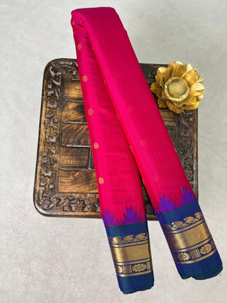 GADWAL HANDLOOM COTTON SILK (SICO) SAREE